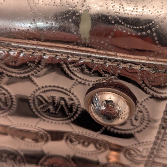 MICHAEL KORS Grayson Metallic Rose Gold Bag - Picture 11 of 15